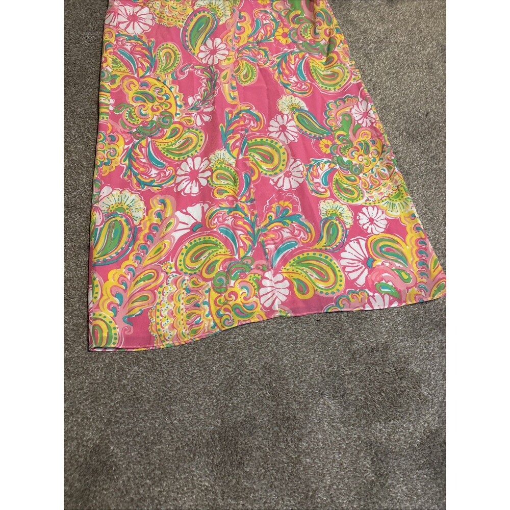 Lilly Pulitzer Double Trouble Silk Slip Dress Women’s Size XS - Picture 11 of 11